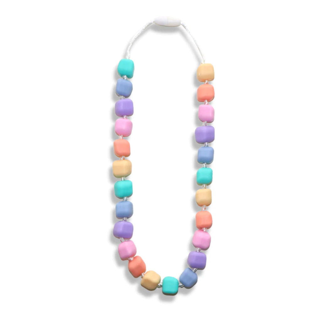 Jellystone Pastel Jellystone Princess & The Pea Chew Necklace Chewable Necklace Jellystone | School Chew Tools Autism | Chewelry 