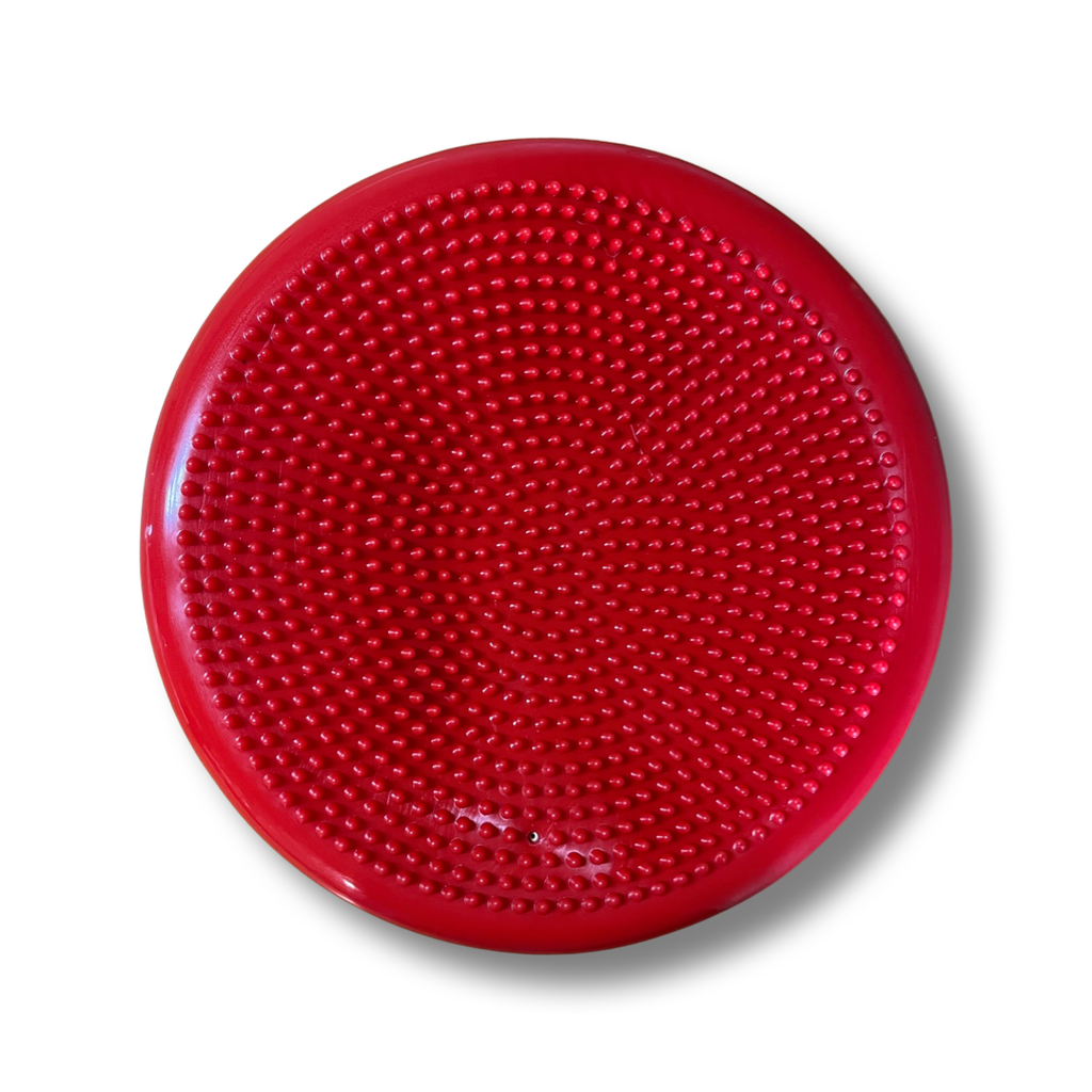 Sensory Sensations Red Tactile Wriggle Wobble Cushion with Free Hand Pump Tactile Wobble Cushion | Wriggle Cushion | Sensory Toy Shop Australia 