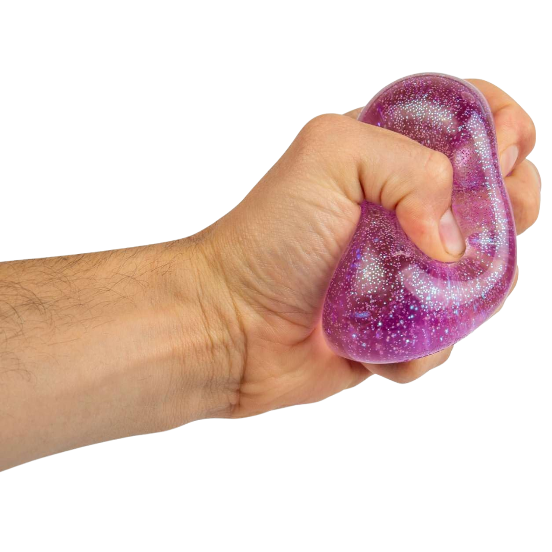 NeeDoh NICE Cube Glitter & Glow | Sensory Fidget Toy |Super Squeeze ...