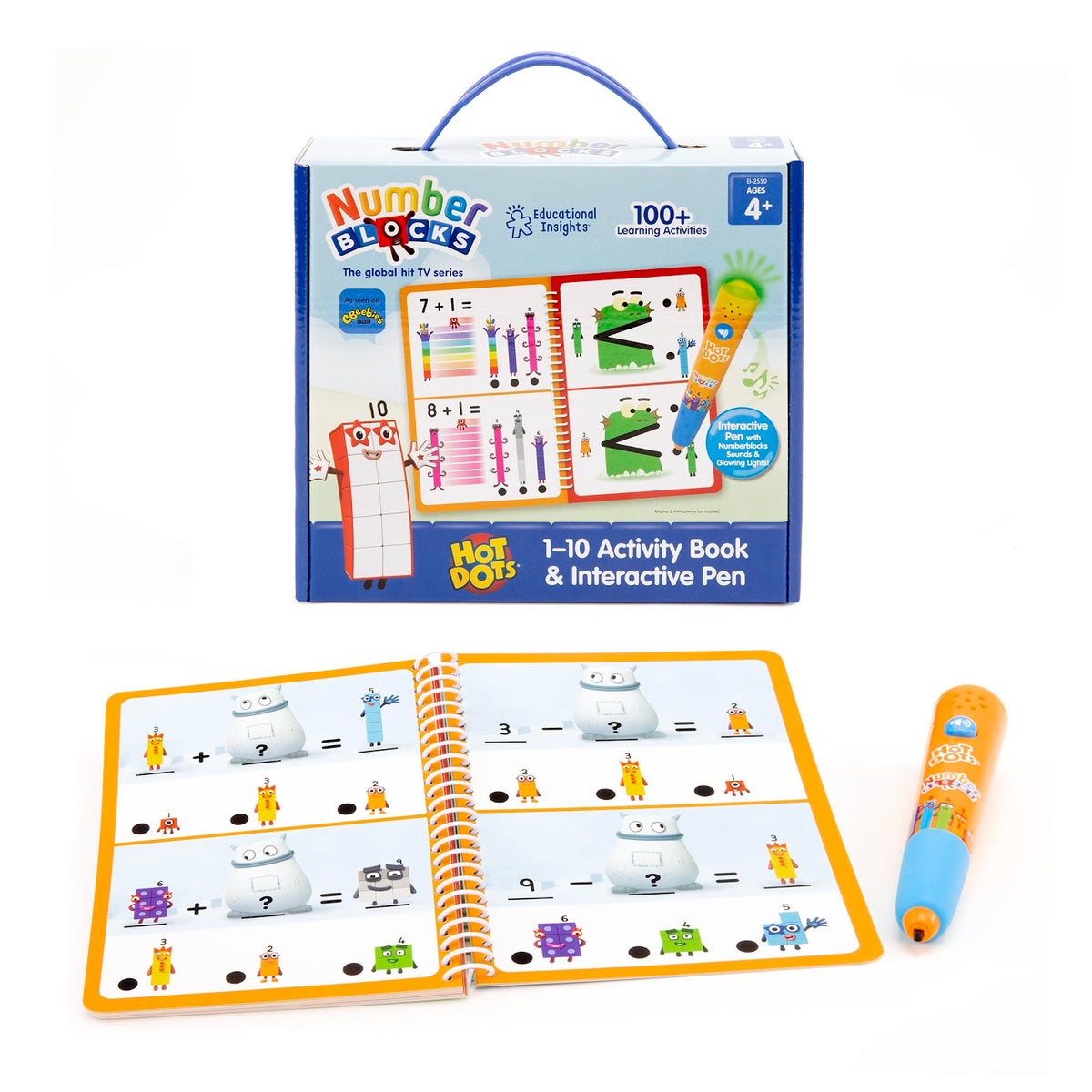 Hot Dots Numberblocks Activity Book 1-10 & Interactive Pen | STEM Game ...