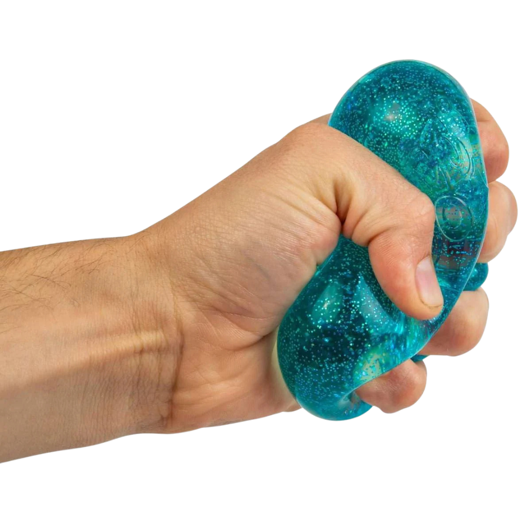 NeeDoh NICE Cube Glitter & Glow | Sensory Fidget Toy |Super Squeeze ...