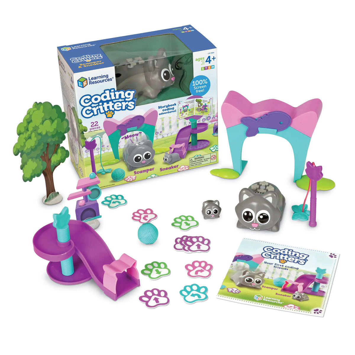 Coding Critters Scamper and Sneaker- Your First Cat Coding Friends ...