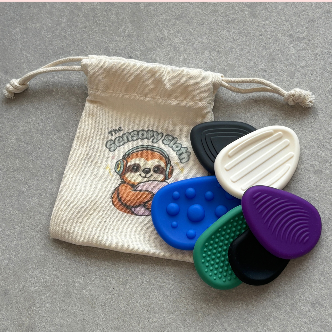 Adhd Sloth Sensory Silicone Worry Stones | Fidgets for ADHD | Emotional Regulation ...
