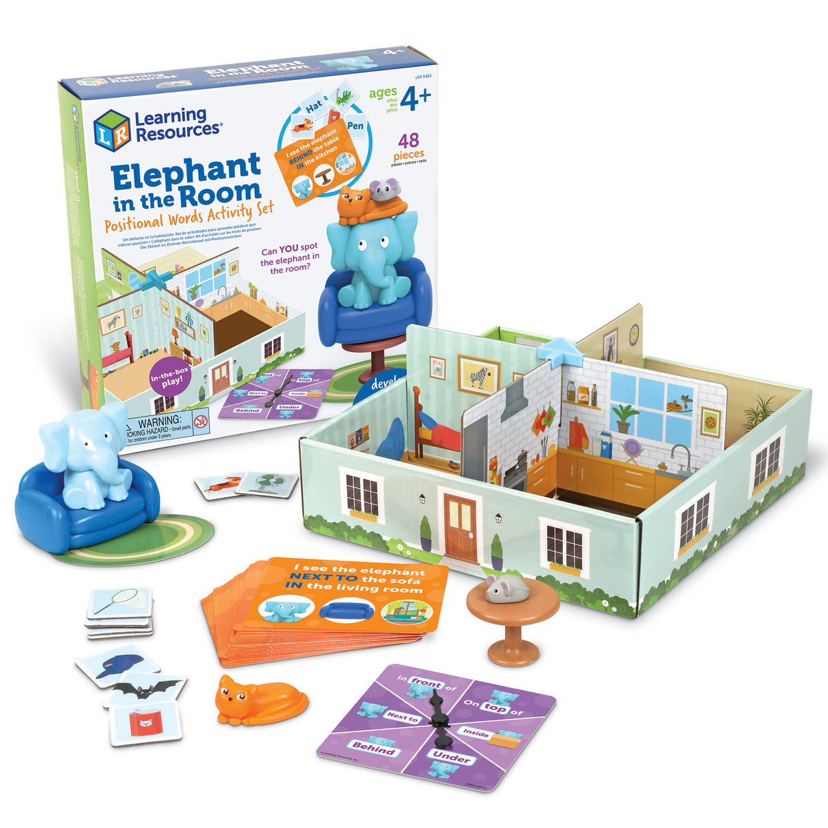 Elephant in the Room™ Positional Words Activity Set – The Sensory Sloth