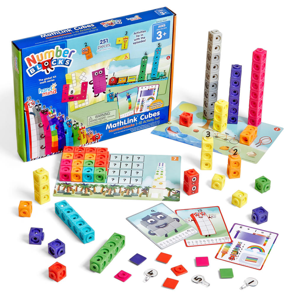 Number Blocks Web Numberblocks MathLink® Cubes 1–10 | Educational Maths Toys | STEM Game ...
