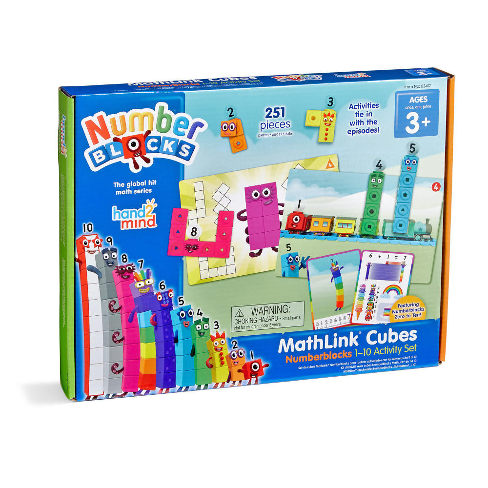 Number Blocks Math Cubes Worksheet.pdf Numberblocks MathLink® Cubes 1–10 | Educational Maths Toys | STEM Game ...