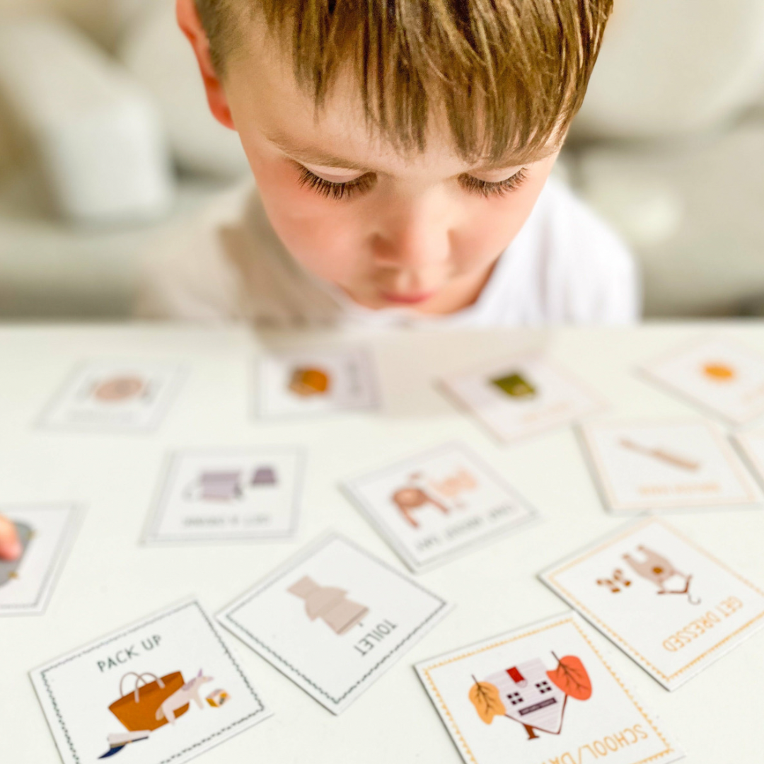 Magnetic Routine Cards for Kids | Childrens Morning Routine Helper ...