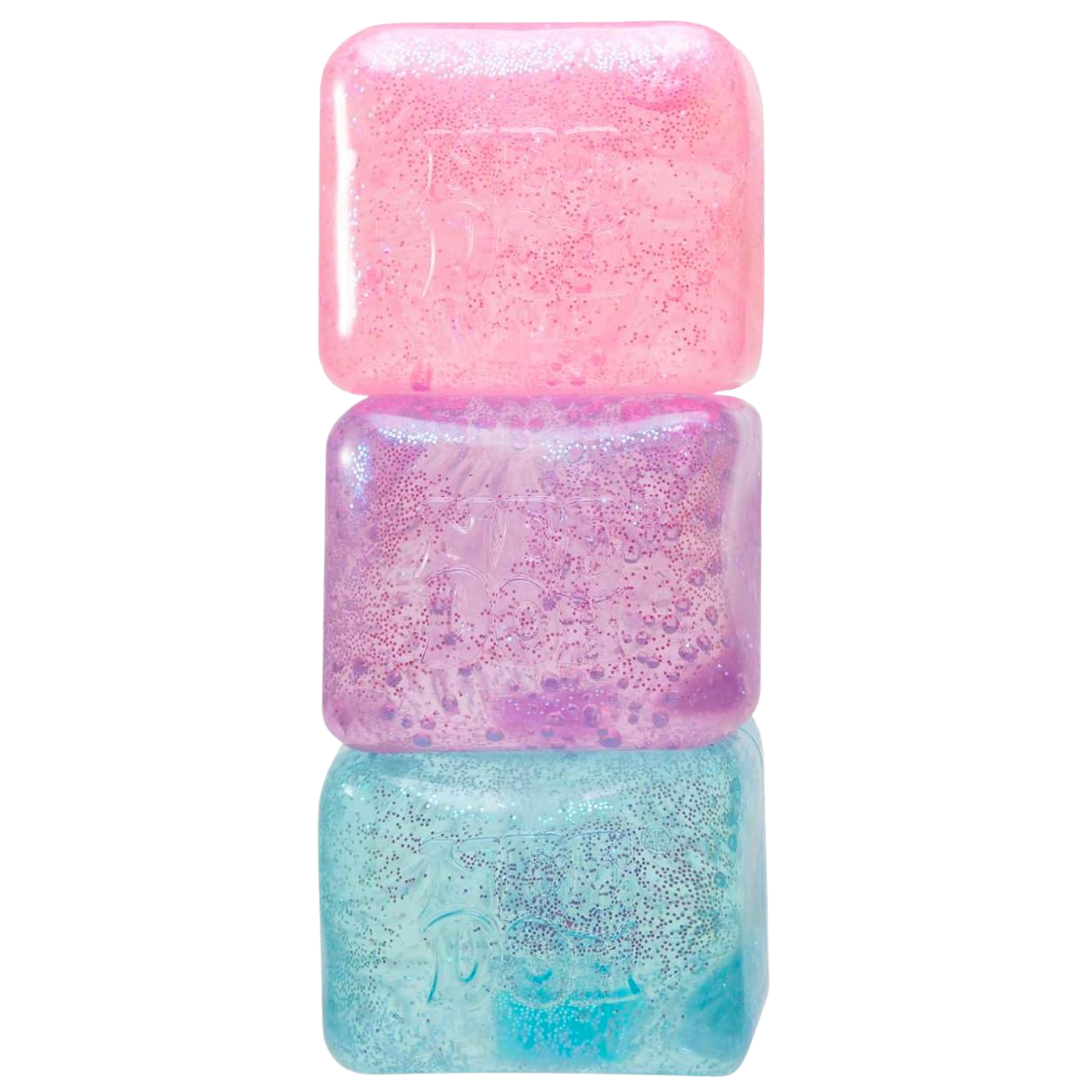 NeeDoh NICE Cube Glitter & Glow | Sensory Fidget Toy |Super Squeeze ...