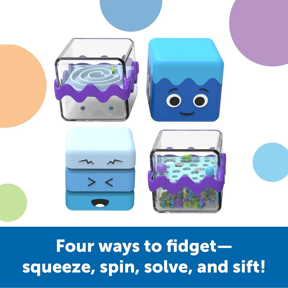 Cool Down Cubes- 4 Piece Sensory Fidget Set | Calm Corner Tools – The ...