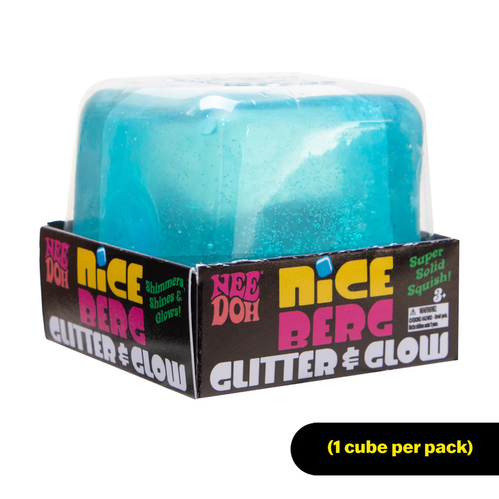 Nice Berg NeeDoh Glitter & Glow | Sensory Fidget Toy | Super Squeeze ...