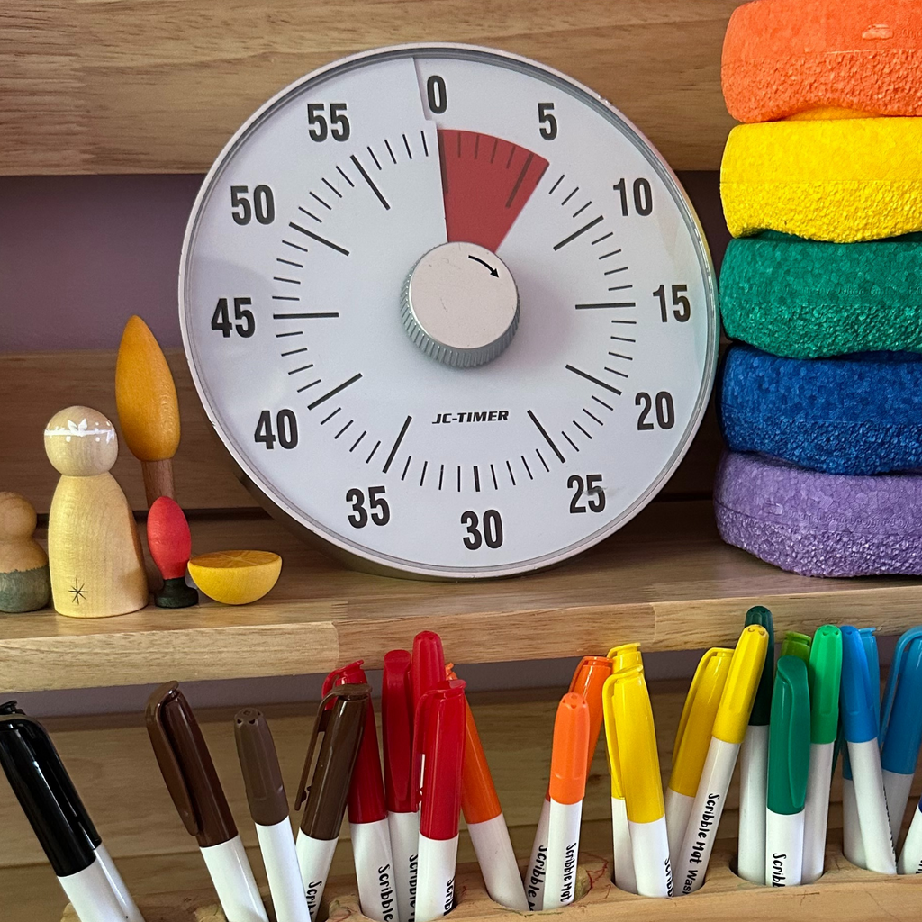 Visual Classroom Timer Magnetic Visual Classroom Countdown Timer 60mins | Like Time Timer ...