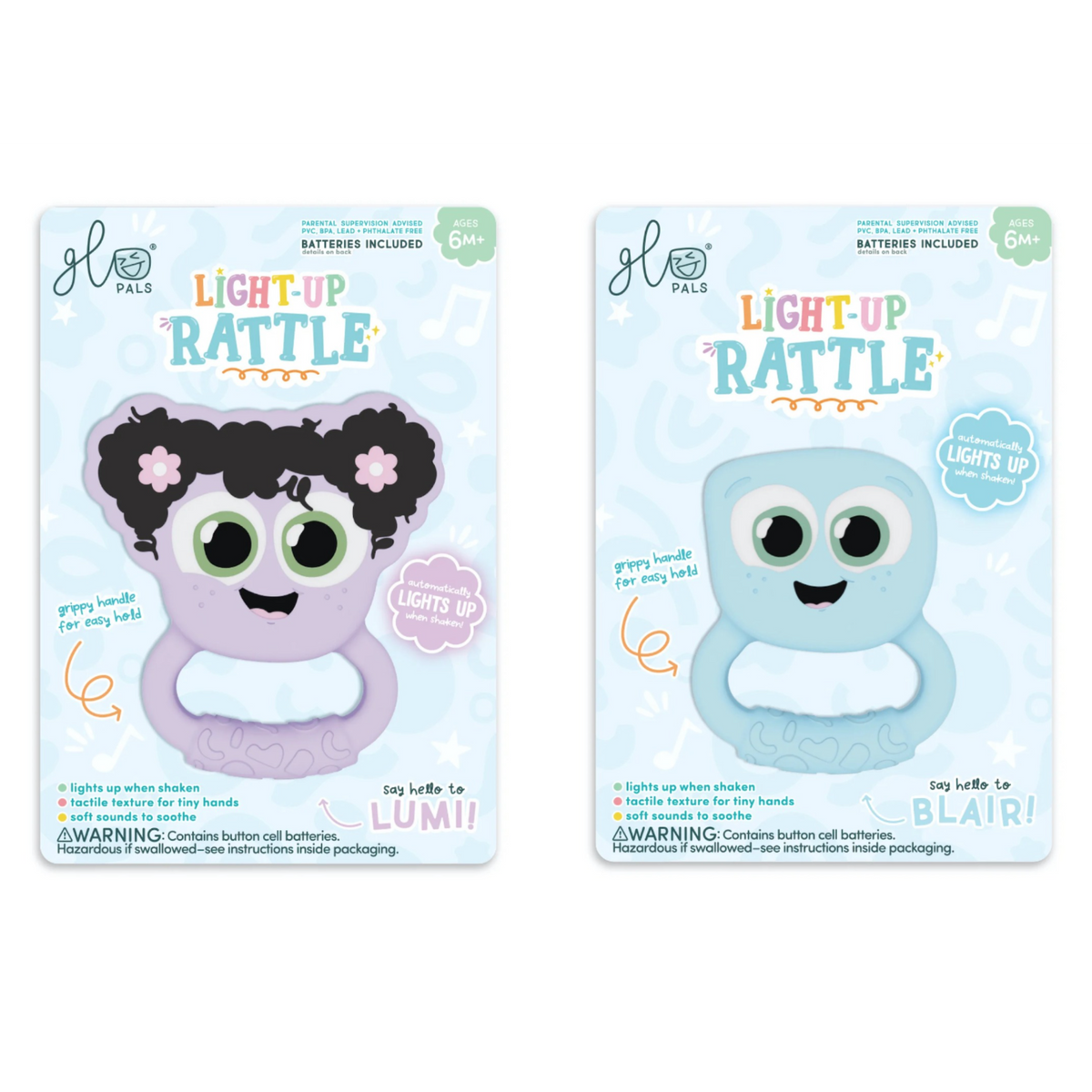 Glo Pal Light up Rattle | Sensory Toys Australia | Baby First Toy – The ...