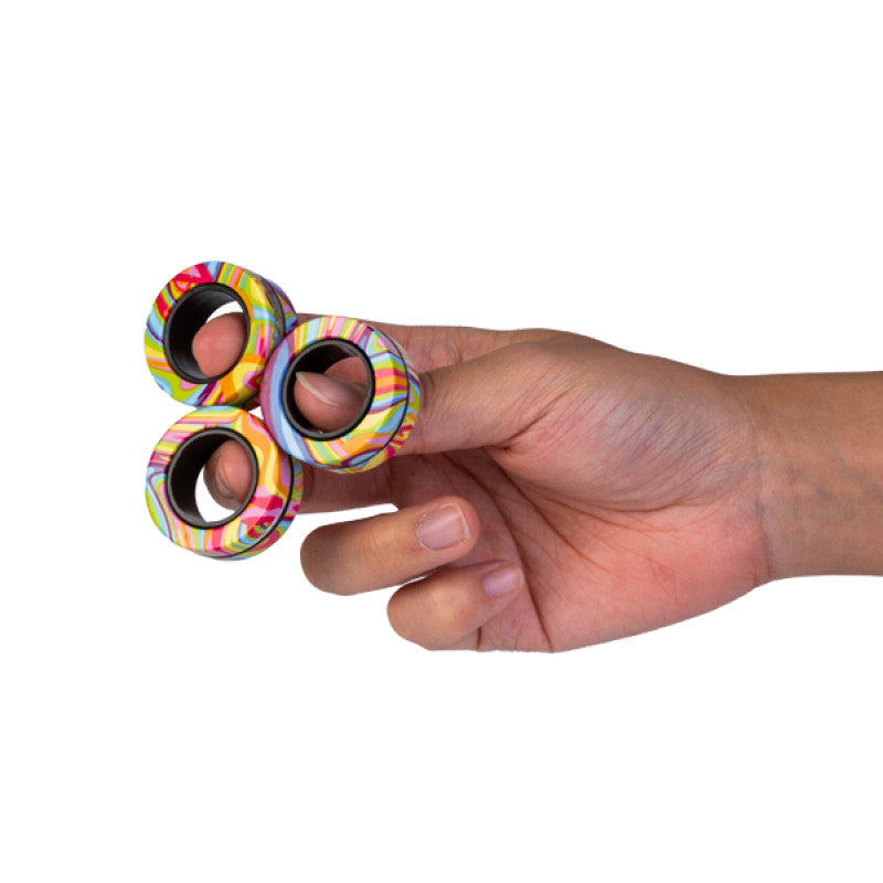 Fidget Toy With Rings Magnetic Fidget Rings | Fidget Toys Shop Australia| Fine Motor Skills ...