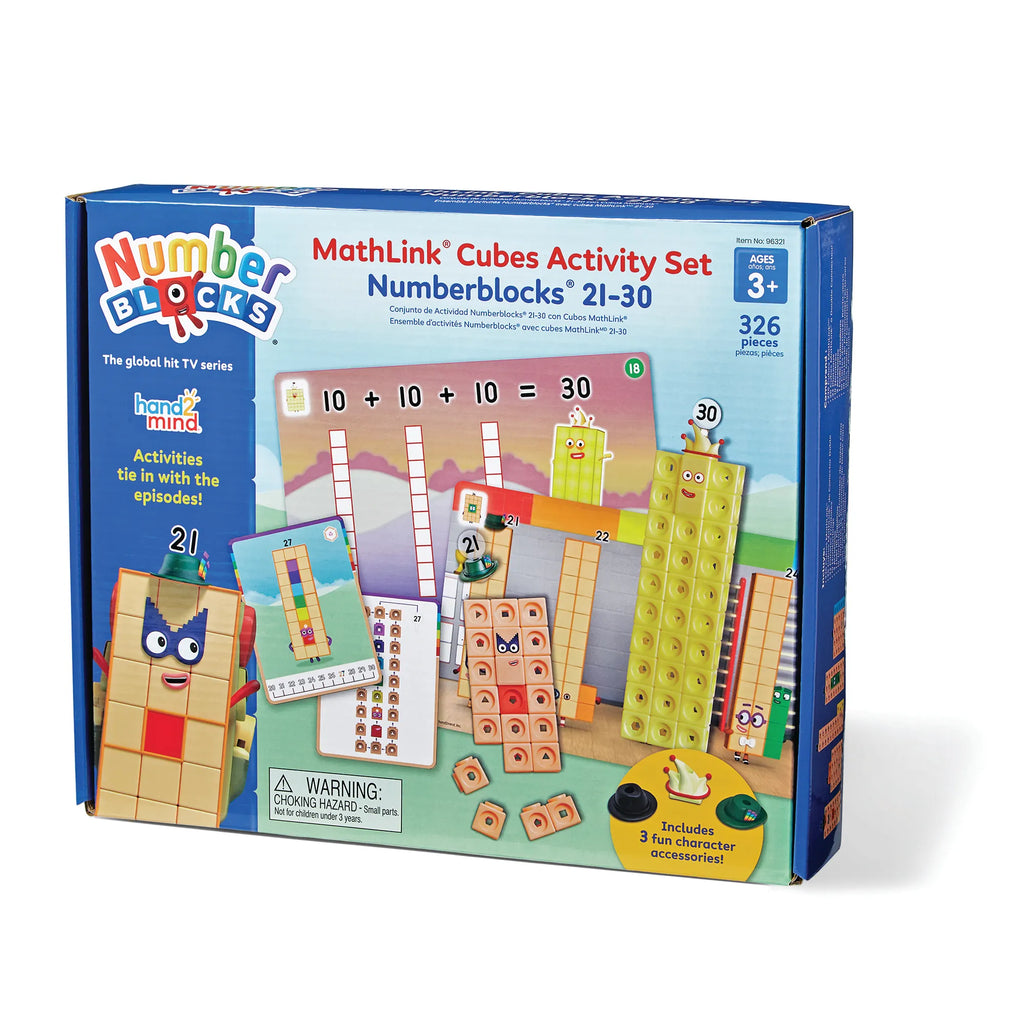 Numberblocks Cubes 21-30 Activity Set | Hands-On Maths Learning Toy ...