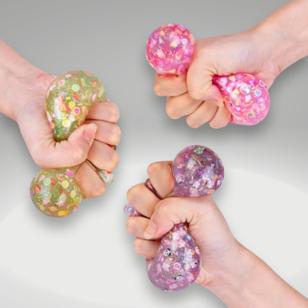 MDI Glitter Mix Smoosho's Stress Ball Marble Morphing Smoosho's | Fidget Toy Store Australia | Stress Ball