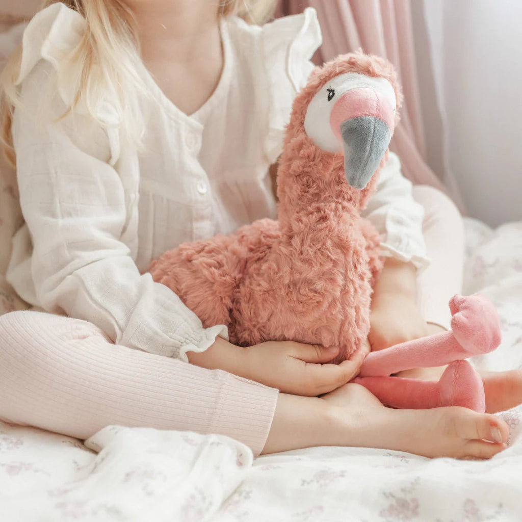 Mindful & Co Francesca The Weighted Flamingo Weighted Flamingo Toy for Kids |Emotional Regulation Deep Pressure Toy