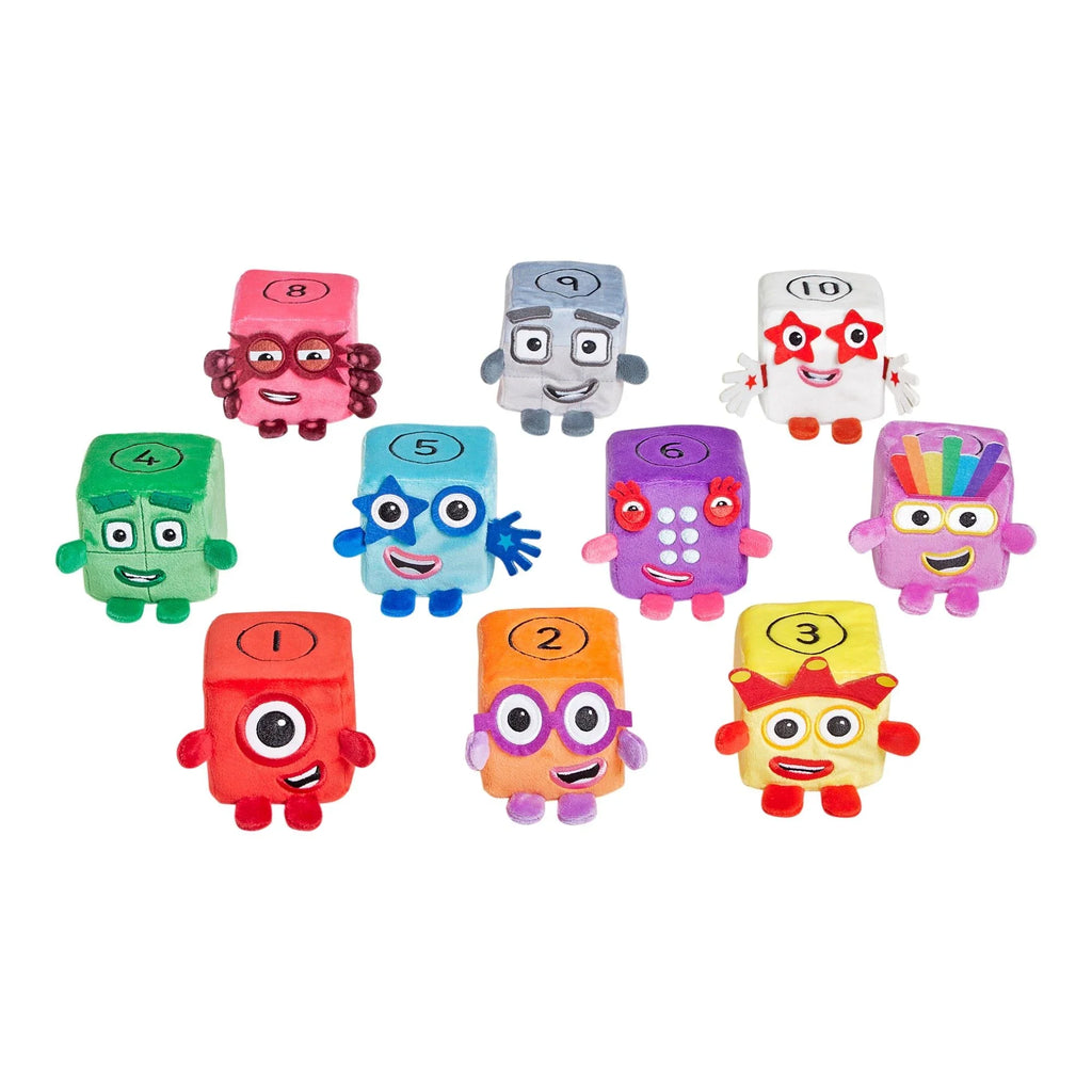 Numberblocks Mini Blocklets 1-10 | Soft & Squishy Maths Plush Toys ...