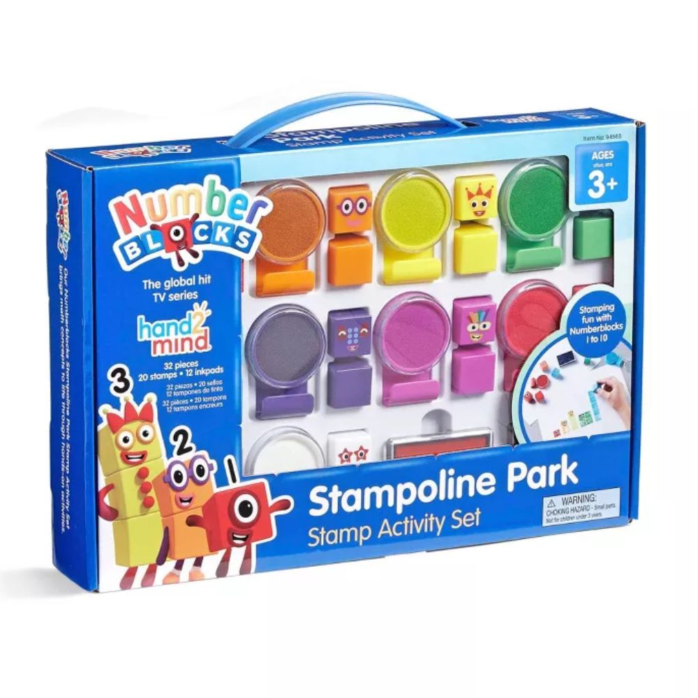 Numberblocks Stampoline Park Activity Set | Maths Stamps & Washable Ink ...