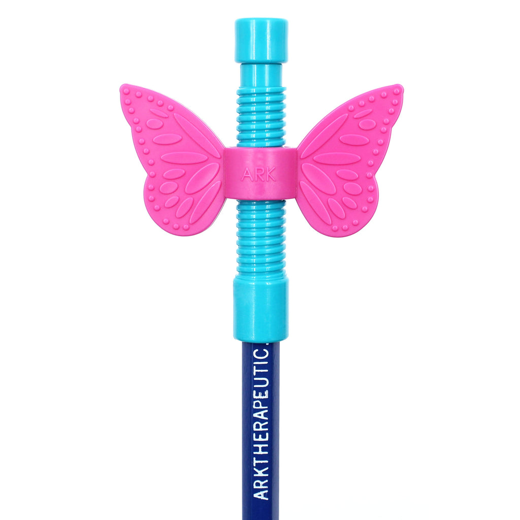 ARK Butterfly- Pink Wings Spinning Pencil Top Fidgets- ARK Wingamajigs®