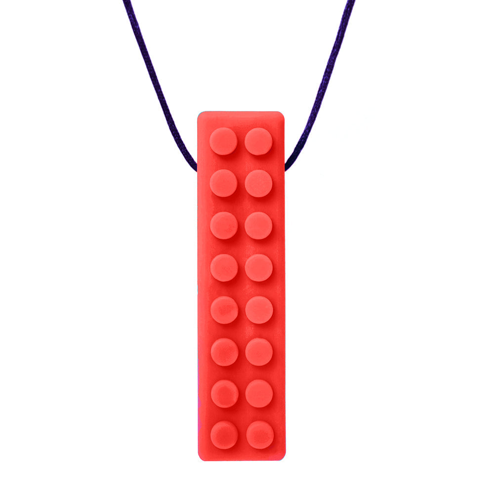ARK Red Standard Chewelry- Sensory Chew necklace ARK's Brick Stick®