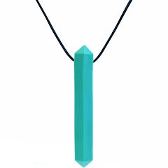 ARK Teal XT - Medium Chewable Gem Necklace- ARK's Krypto-Bite®