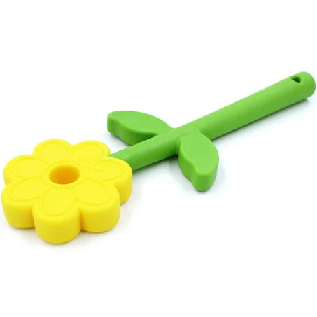 ARK Tulip Yellow Standard Hand Held Chew Tool- ARK's Flower Wand Chewy