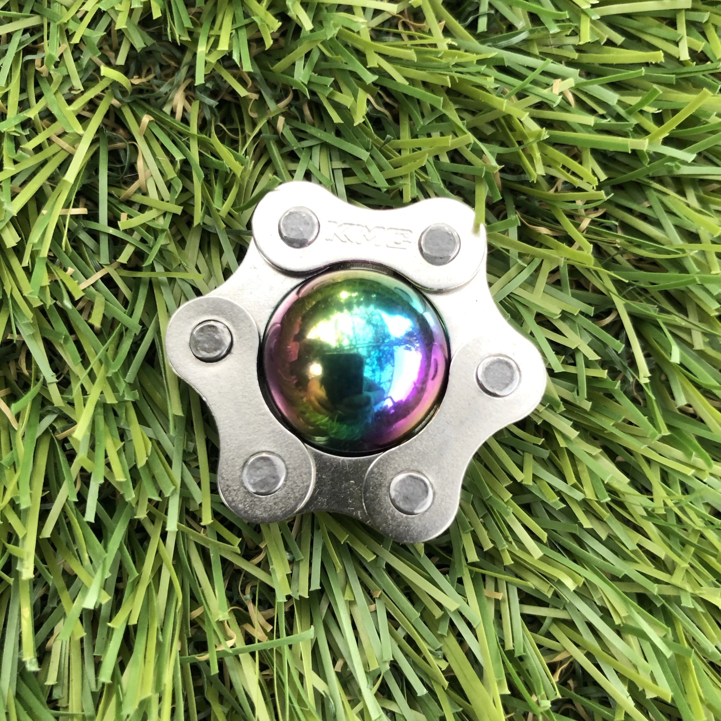 Oil slick sales fidget spinner