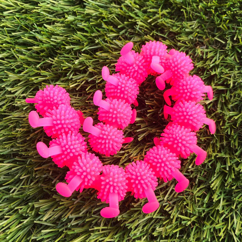 Kaiko Pink Stretchy Fidget Sensory Caterpillars Stretchy Fidget Sensory Caterpillars | Fidget Toy Shop Australia 