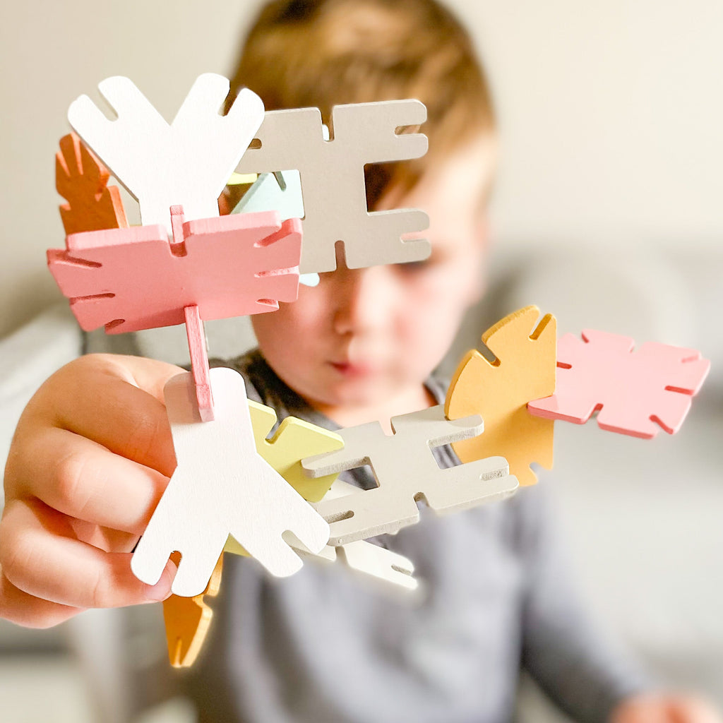 Geometry Connecting Shape Building Blocks | Wooden Toys for Kids – The ...