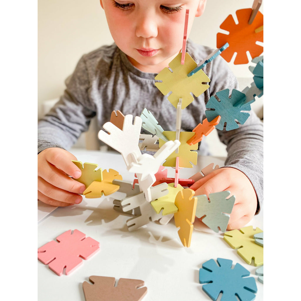 Geometry Connecting Shape Building Blocks | Wooden Toys for Kids – The ...