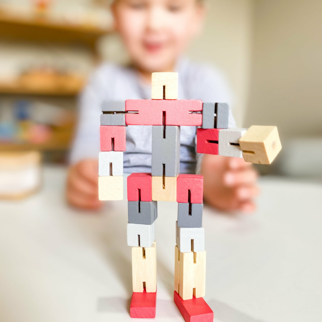 Cube robot toy on sale