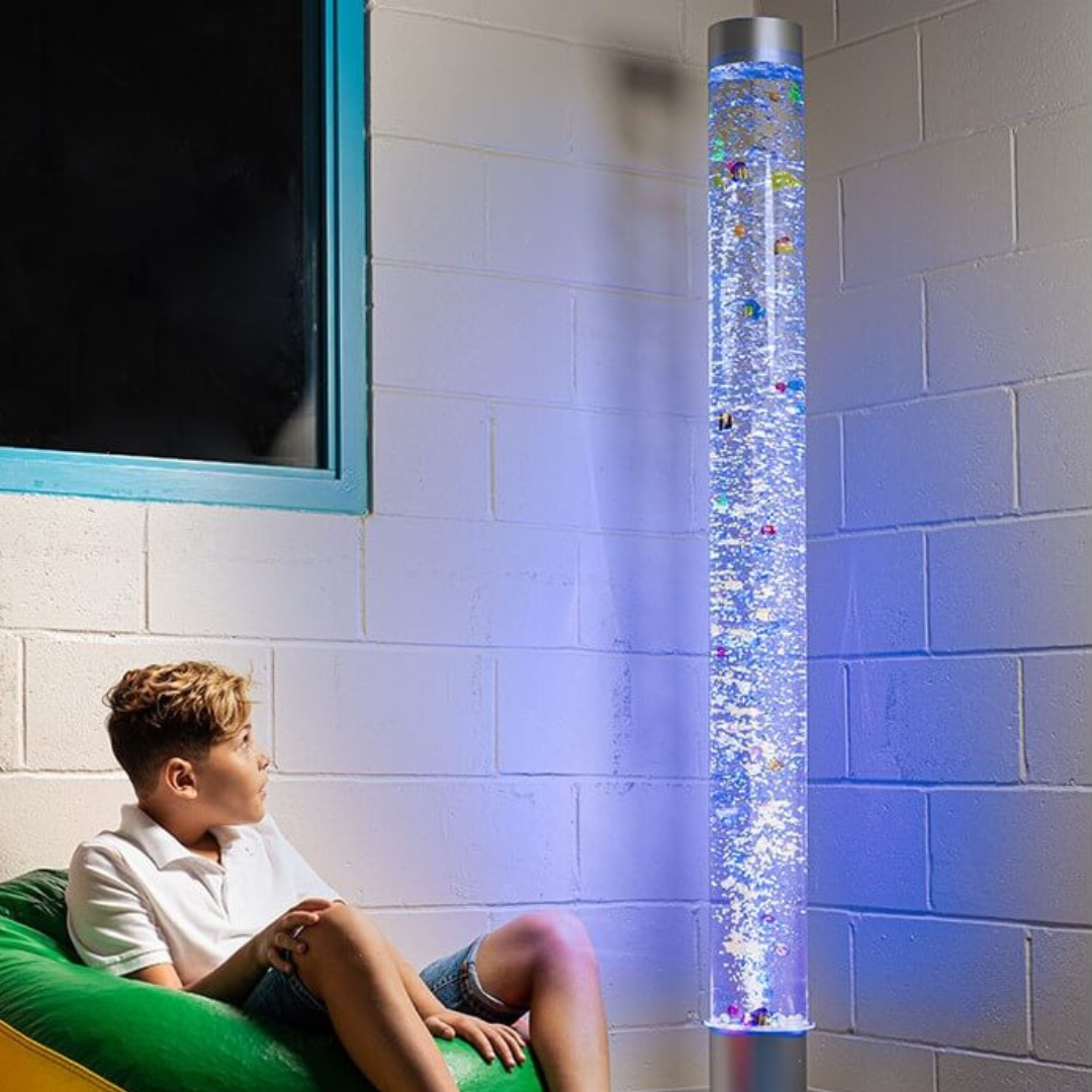 Sensory Bubble Tube Column Water Feature | Sensory Room Light | Autism ...