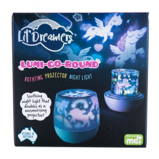 MDI Lil Dreamers Lumi-Go-Round Unicorn Rotating Projector Light