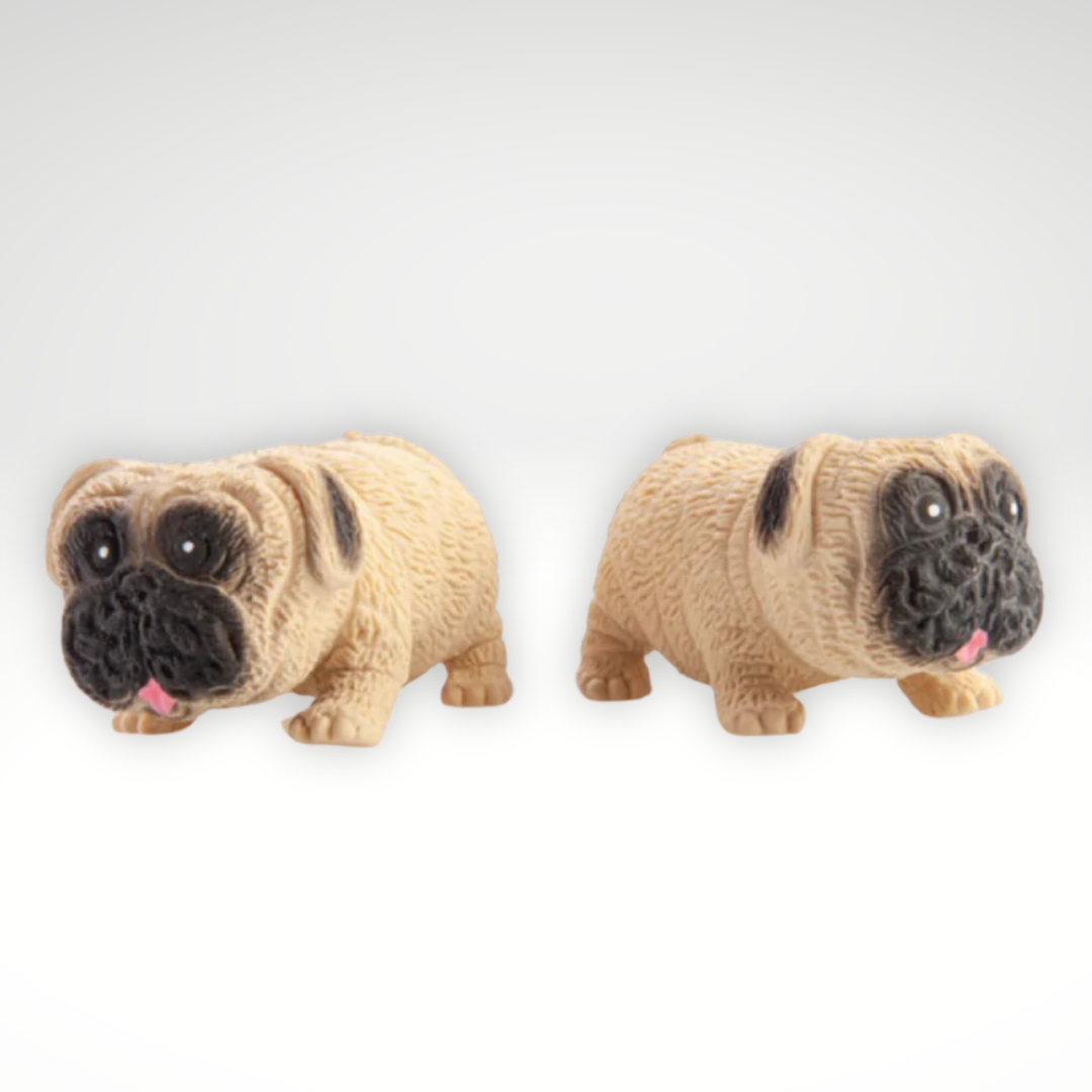Pullie Pal Squishy Pug Fidget Toy