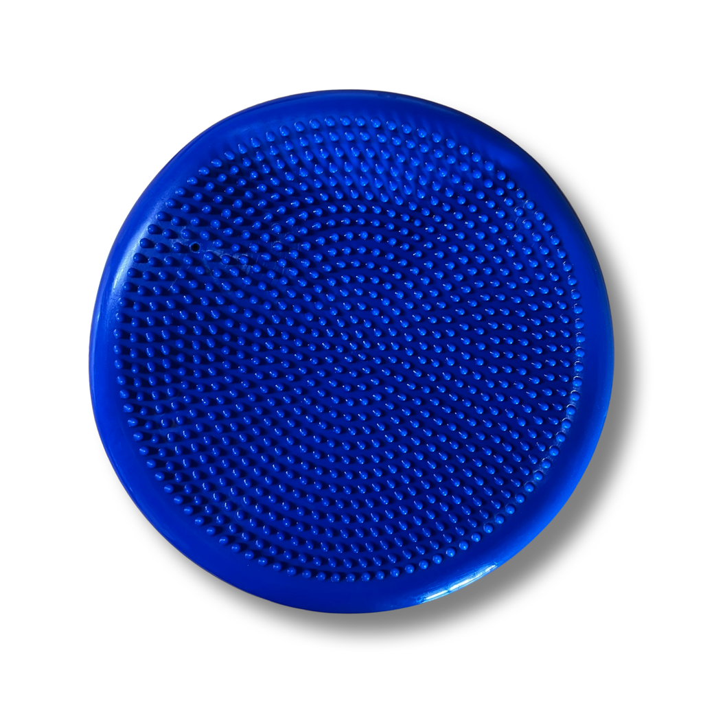 Sensory Sensations Blue Tactile Wriggle Wobble Cushion with Free Hand Pump Tactile Wobble Cushion | Wriggle Cushion | Sensory Toy Shop Australia 