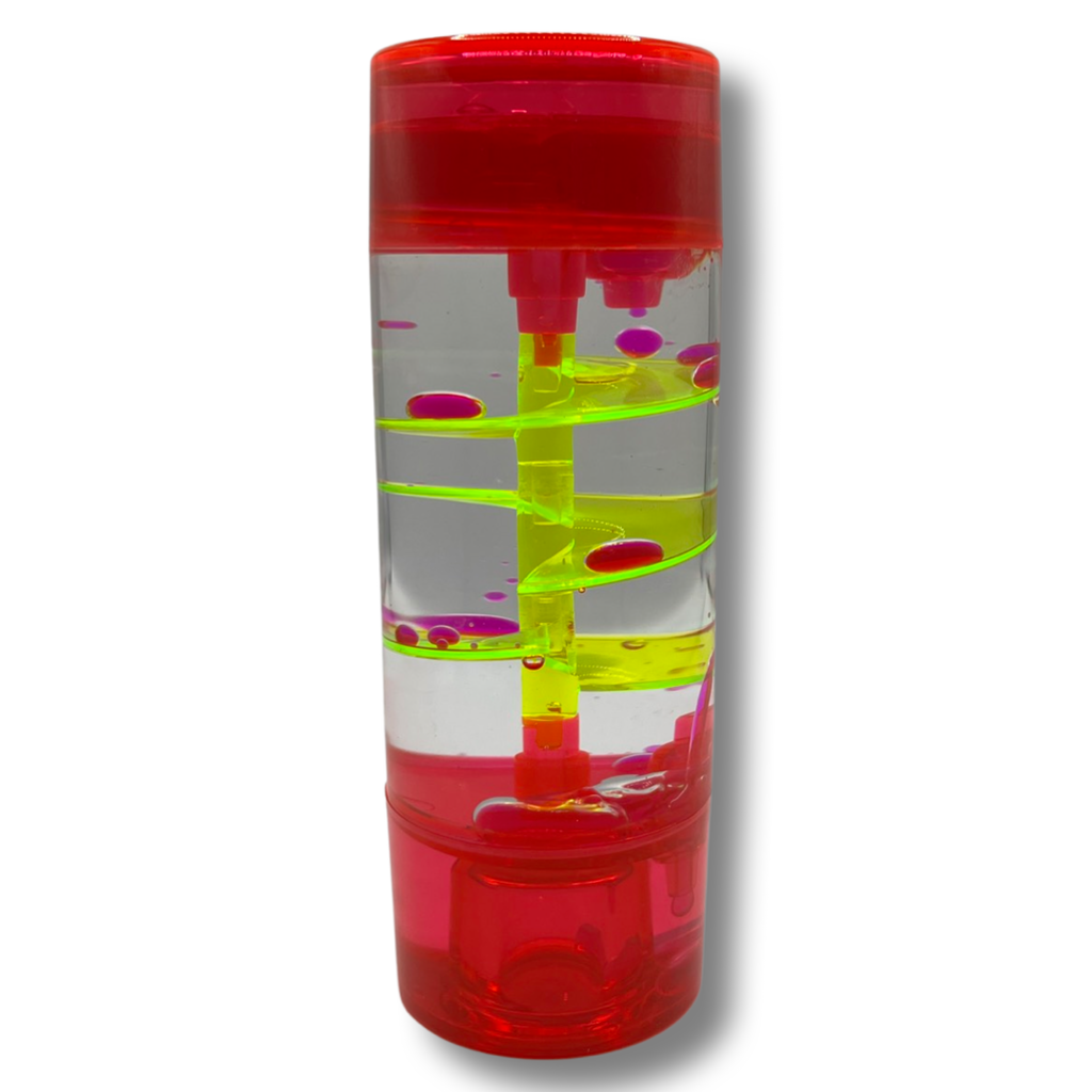 Sensory Sensations Pink Spiral Liquid Drip Timer Spiral Sensory Liquid Drip Timer | Sensory Toy Shop Australia 