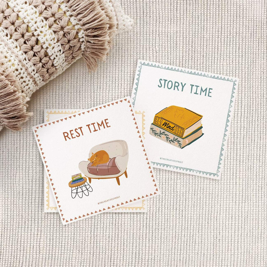 Daily Routine Cards for kids | Transition cards | Kids planner – The ...