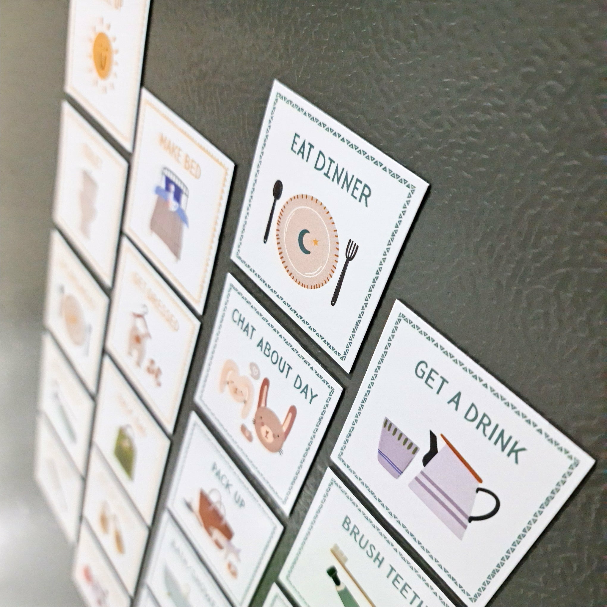 Magic Routine Kid Magnetic Routine Cards for Kids | Childrens Morning Routine Helper ...