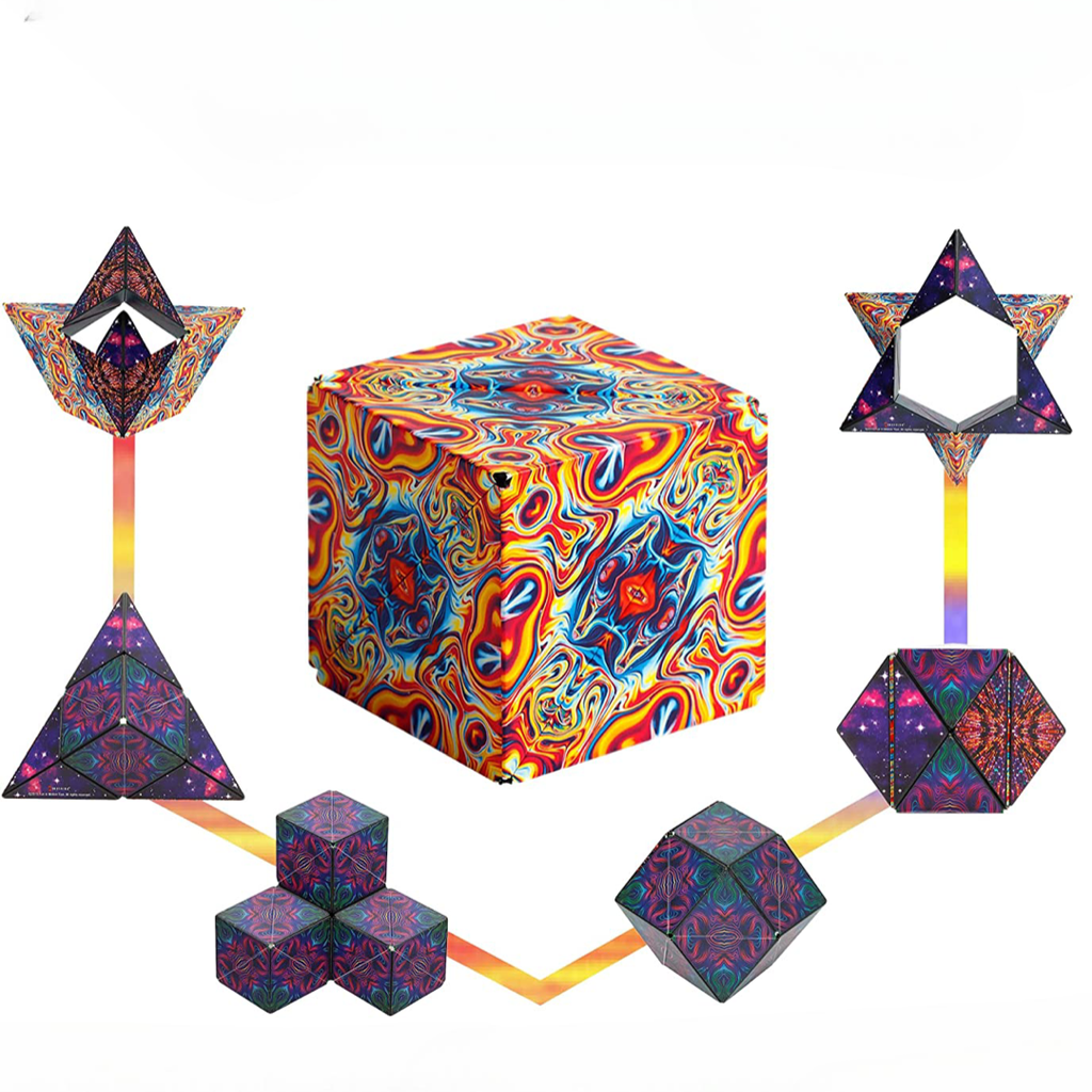The Sensory Sloth 3D Magic Cube Shape Shifting Puzzle 3D Magic Cube Shape Shifting Puzzle | Fidget Toy Store Australia 