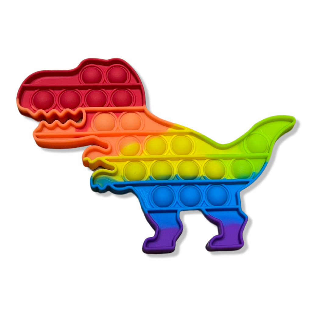 The Sensory Sloth Dinosaur Rainbow Pop It- Assorted