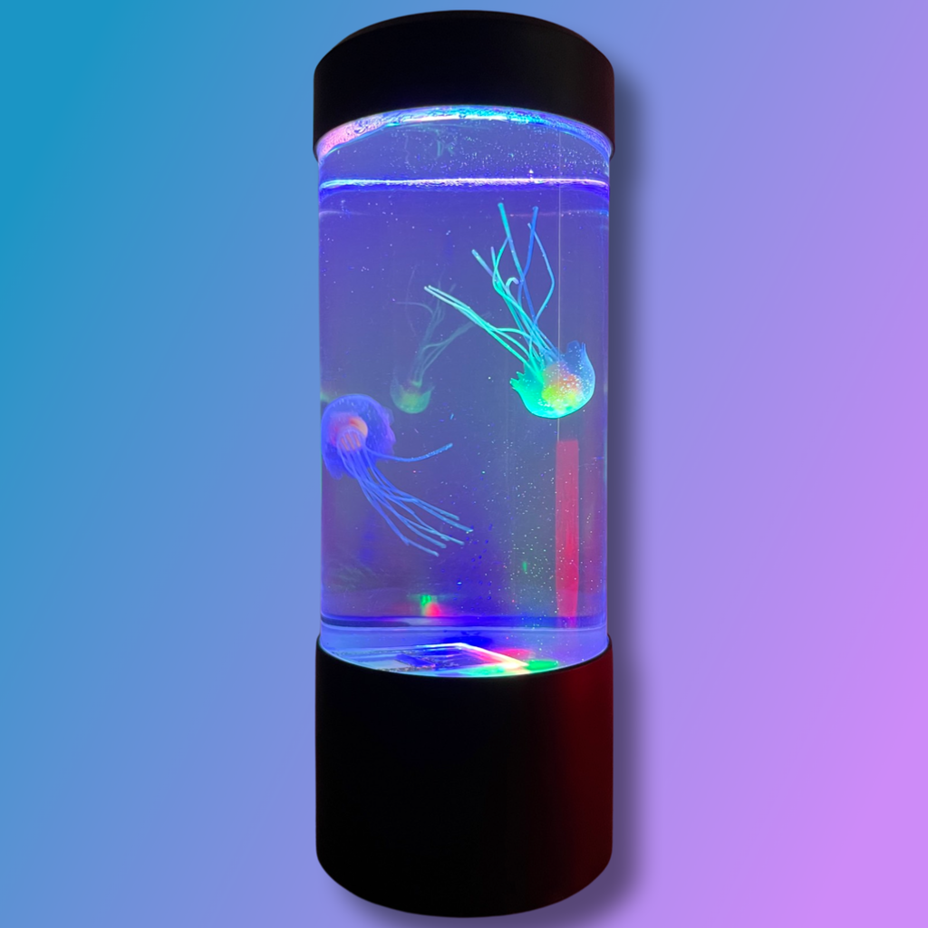 The Sensory Sloth Round Mini Jellyfish Sensory Lamp Jellyfish Sensory Lamp | Sensory Tools | Sensory Toys 