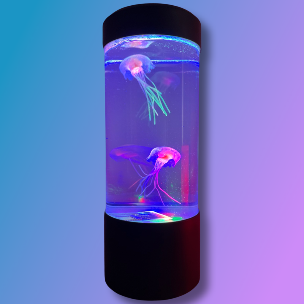 The Sensory Sloth Round Mini Jellyfish Sensory Lamp Jellyfish Sensory Lamp | Sensory Tools | Sensory Toys 